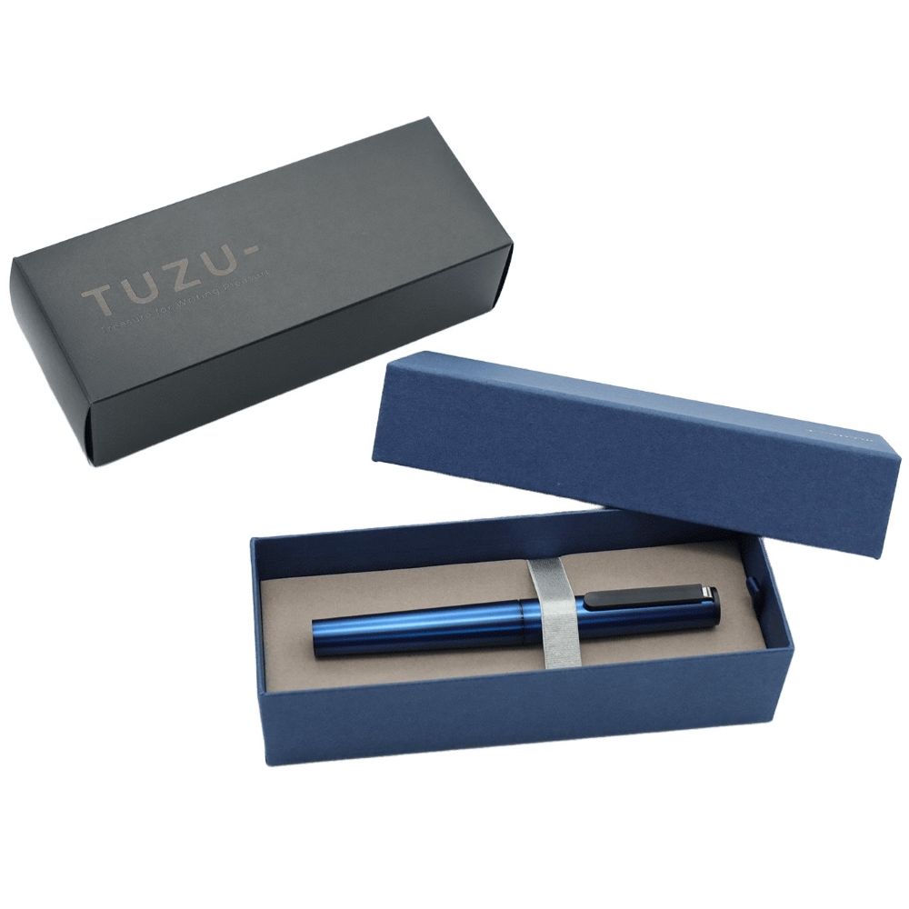 Ручка перьевая Sailor Tuzu Forge Metallic Blue Steel Nib B (10-0473-640) 2