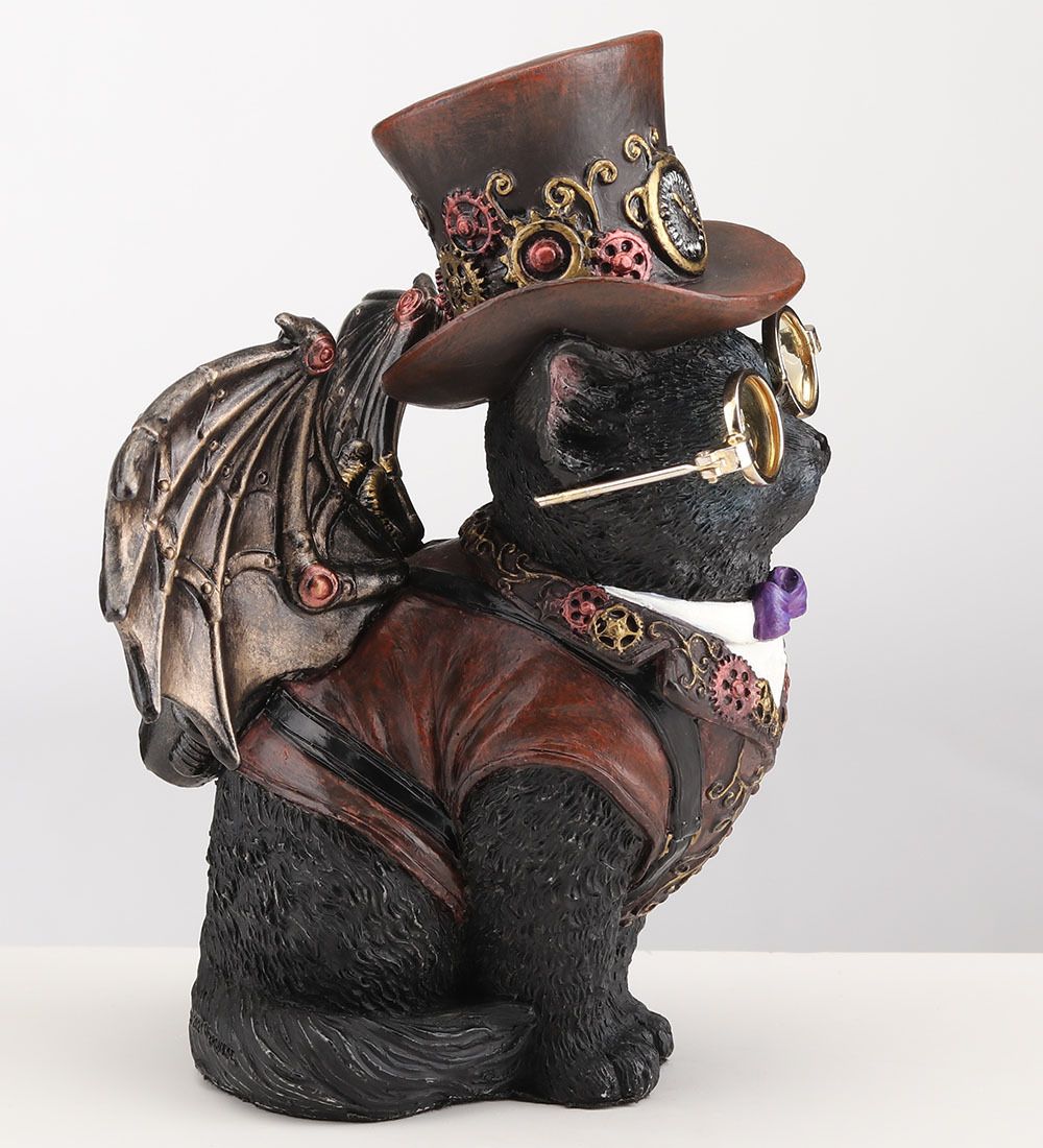 Veronese WS-1358 Статуэтка в стиле Стимпанк «Кот-изобретатель»