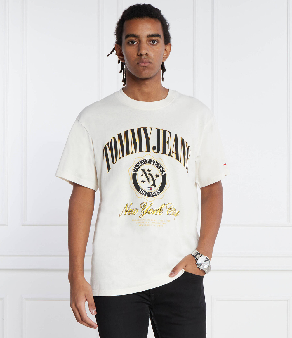 Футболка Tommy Jeans - кремовый (DM0DM17734)