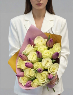 Букет Черничка в белом шоколаде