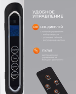 Вентилятор, напольный, лопастной, с пультом, 8 скоростей, 40 Вт