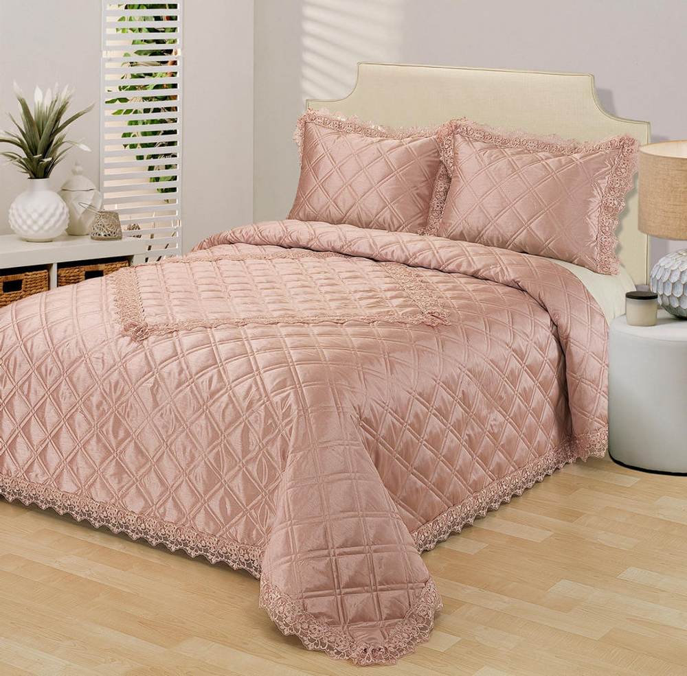 Покрывало 240х260 Sofi De MarkO Симона светло-розовое