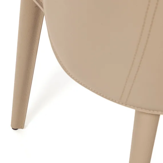 Стул Ornella, серо-бежевая фактурная кожа