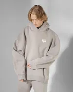 Худи Кружок Basic Серый