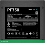 Блок питания Deepcool GAMERSTORM PF750 750W Black (R-PF750D-HA0B-WDEU)
