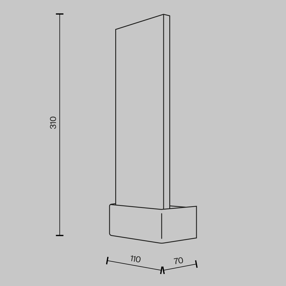 Настенный светодиодный светильник Maytoni Ornate MOD318WL-L3BS3K