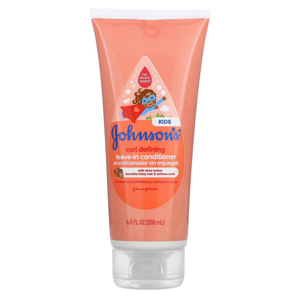 Johnson's Baby, Для детей, серия «Укрощение кудряшек», несмываемый кондиционер, 200 мл