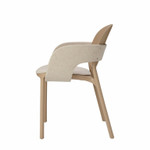 Кресло пластиковое с обивкой Scab Design Hug, тортора