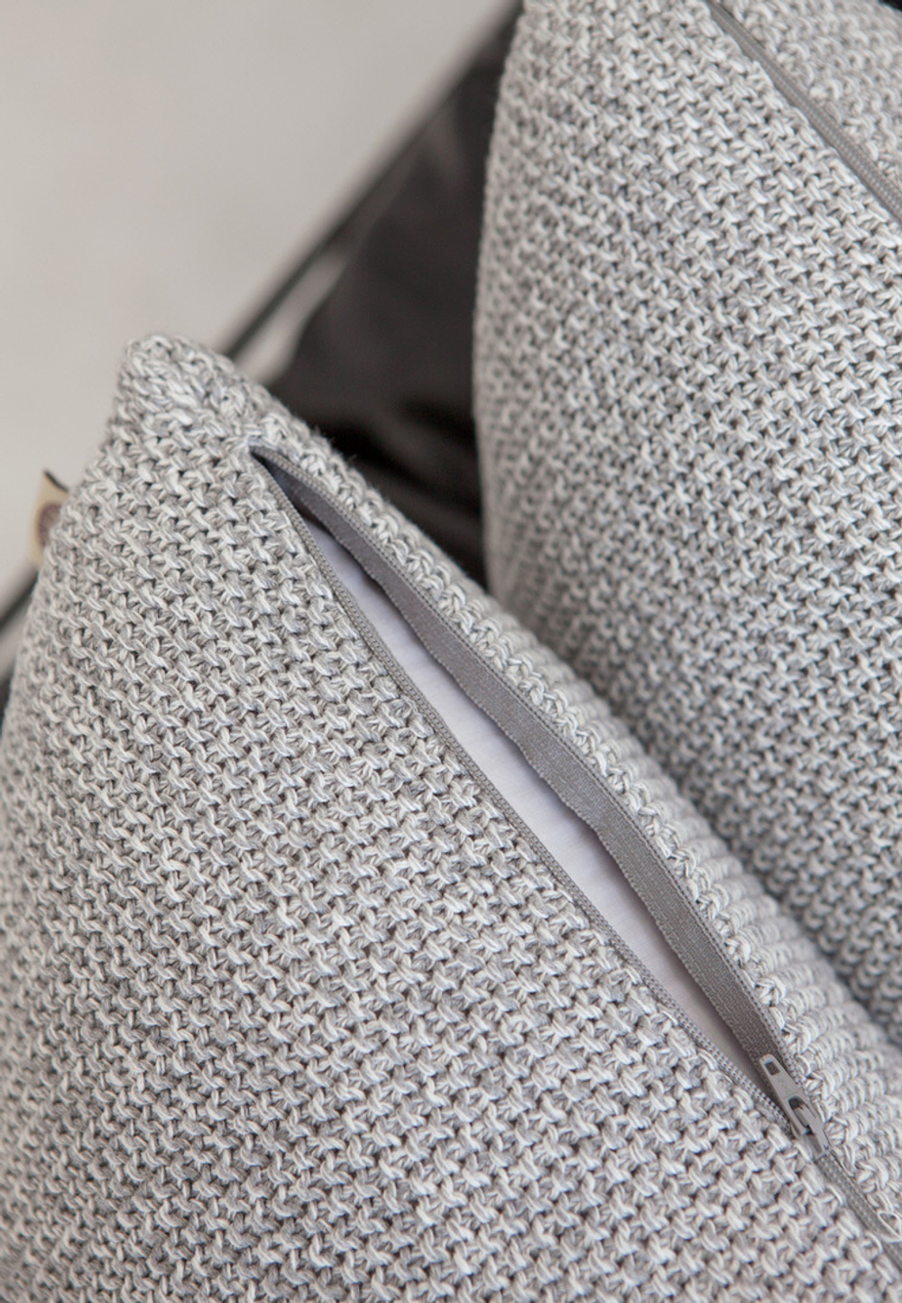 Наволочка декоративная 40x40 Luxberry Lux 65 серый меланж