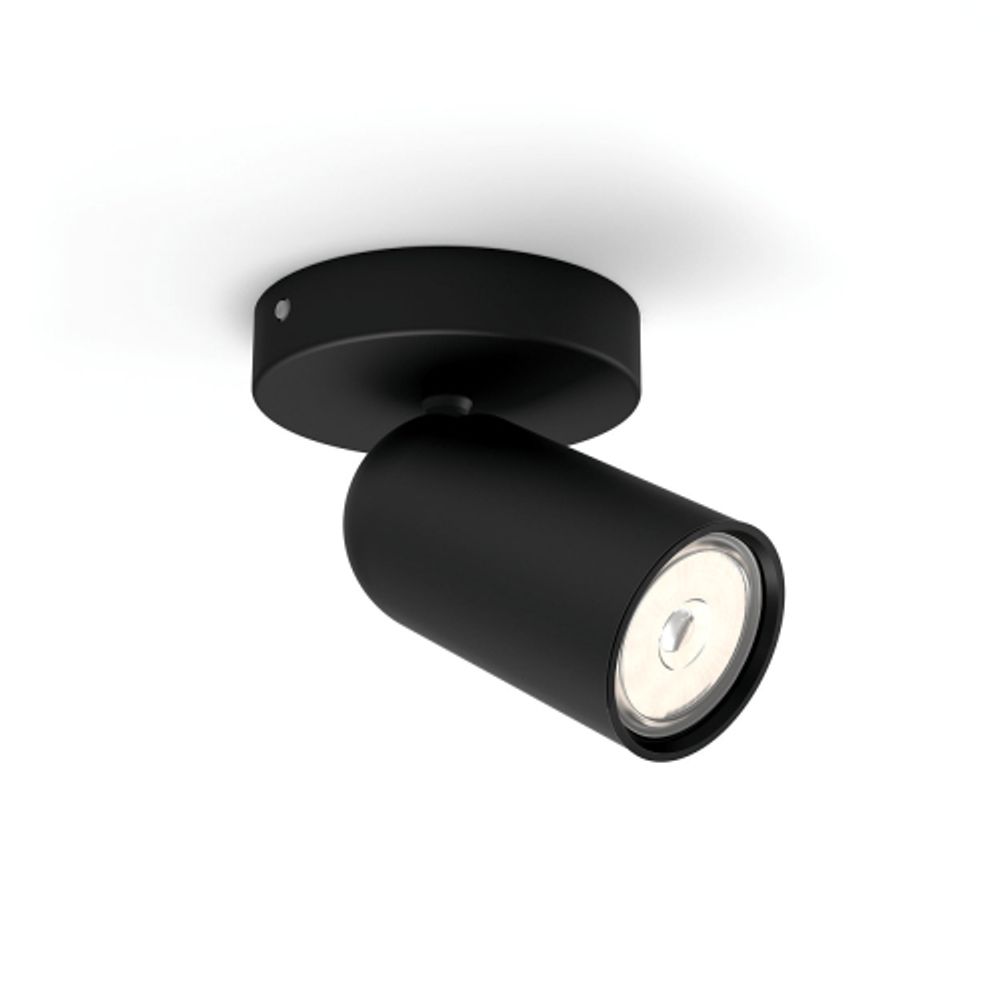 Светильник настенно-потолочный спот Philips 915005530701 PONGEEx1 GU10 черный | Philips