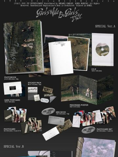 Альбом ITZY - GIRLS WILL BE GIRLS SPECIAL Edition 2 Version SET