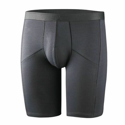 Мужские трусы боксеры удлиненные темно-серые Doreanse 1792