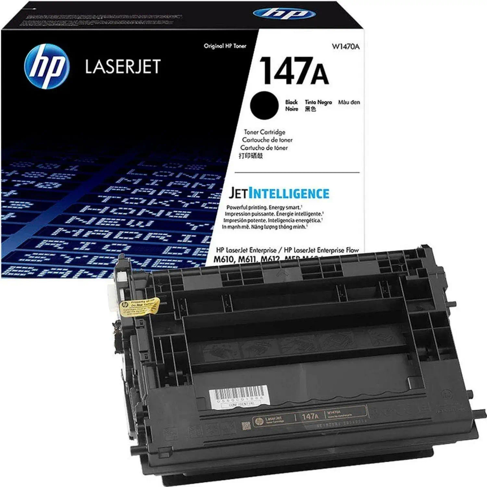 Картридж лазерный HP 147A W1470A чер. для LJ M610dn