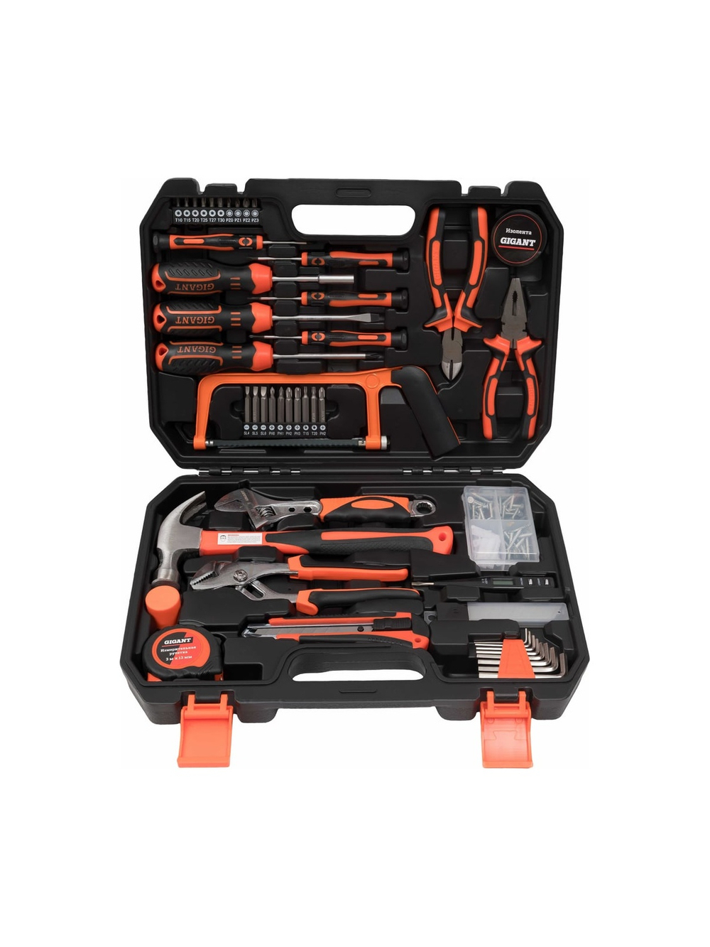 Профессиональный набор инструмента для дома в чемодане, 102 предмета Gigant GNJ-102