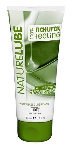 Лубрикант на водной основе NatureLube с алоэ вера, 100 мл.
