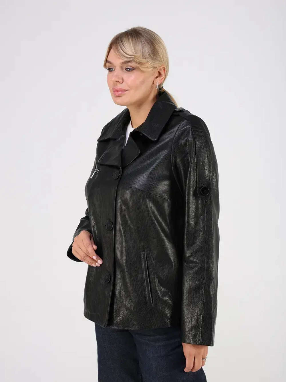 Кожаная куртка демисезонная из натуральной кожи