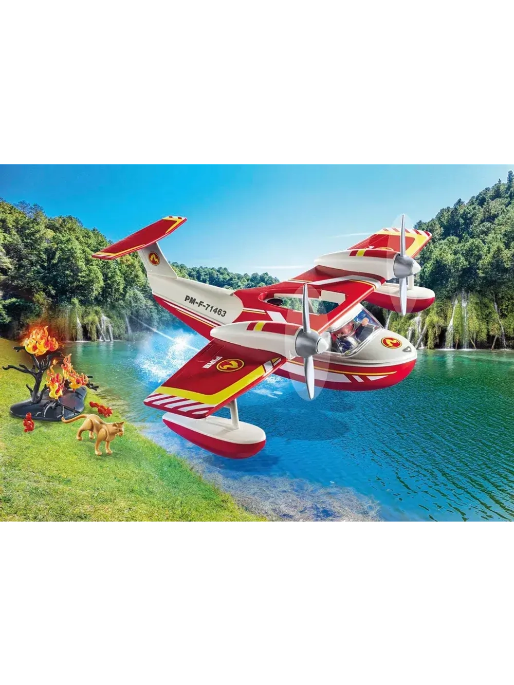 Конструктор Плеймобил 71463 Пожарный гидросамолет Playmobil