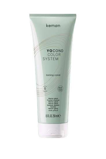 Kemon Кондиционер Глазированный каштан для придания блеска и цвета с кислым pH YO COND Marron Glace 250ml.