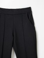 Брюки зауженные "Черные" для девочки 7+