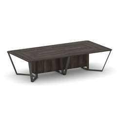 Steel Meet Стол переговорный прямоугольный KD-PR.B.SP-12 Дуб Мали/Металл Антрацит 3200*1600*750