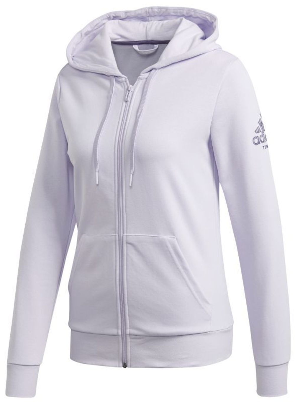 Женская Кофта теннисная Adidas Women Club Hoodie - purple tint/tech purple