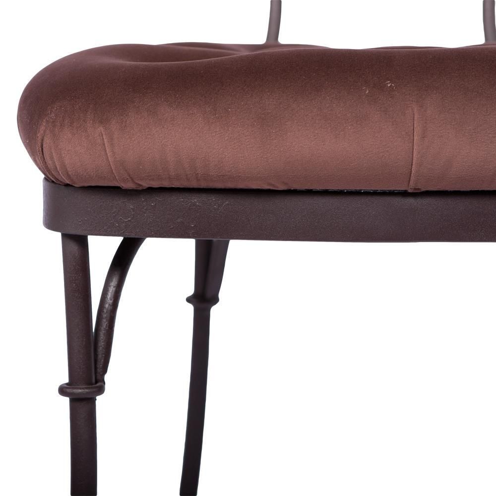 Стул кованый Аделаида Шоколад Амбер Того Мускатный орех