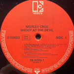 Motley Crüe ‎– Shout At The Devil (Европа 1983г.)