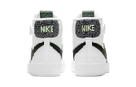 Middle-aged children's Nike Blazer 77 SE double hook middle-top children's sneakers black, white and green