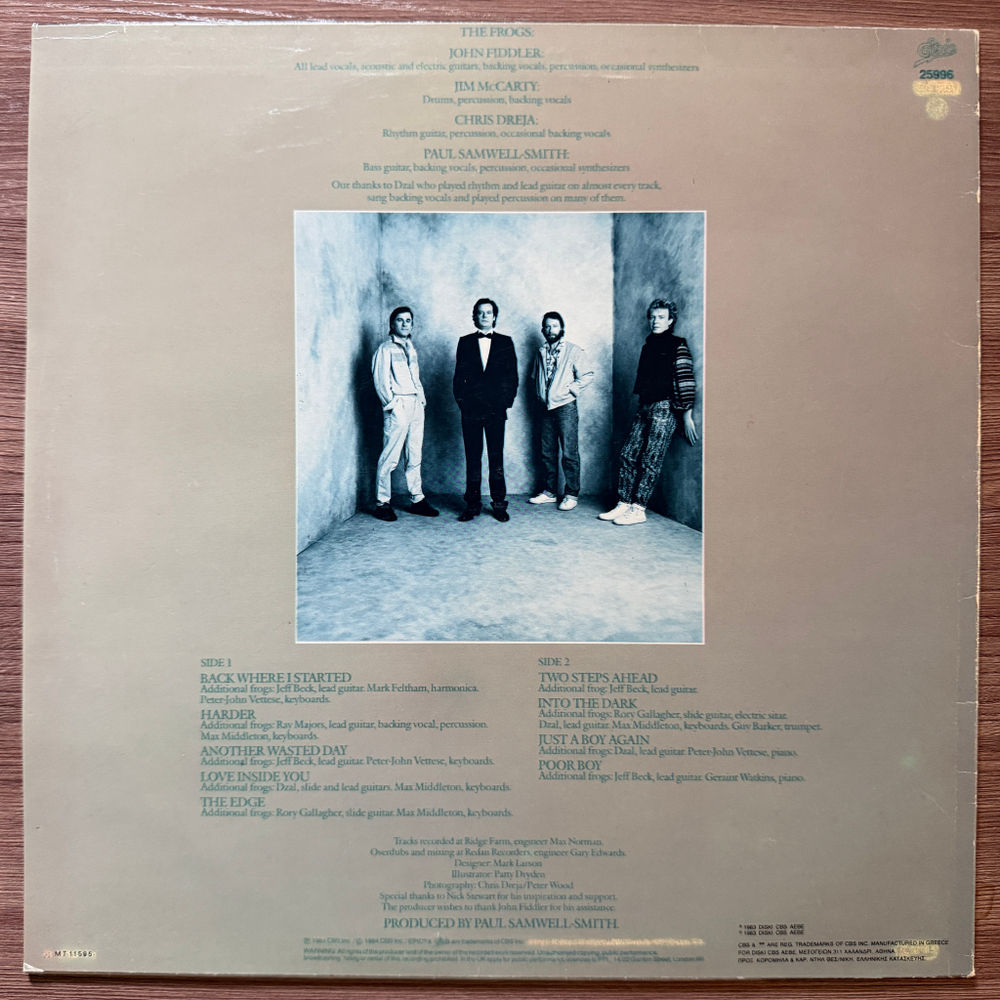 Box Of Frogs ‎– Box Of Frogs (Греция 1984г.) Т