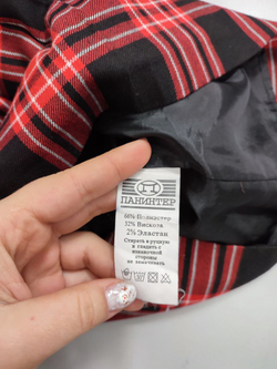 Юбка Панинтер в клетку 44 размер