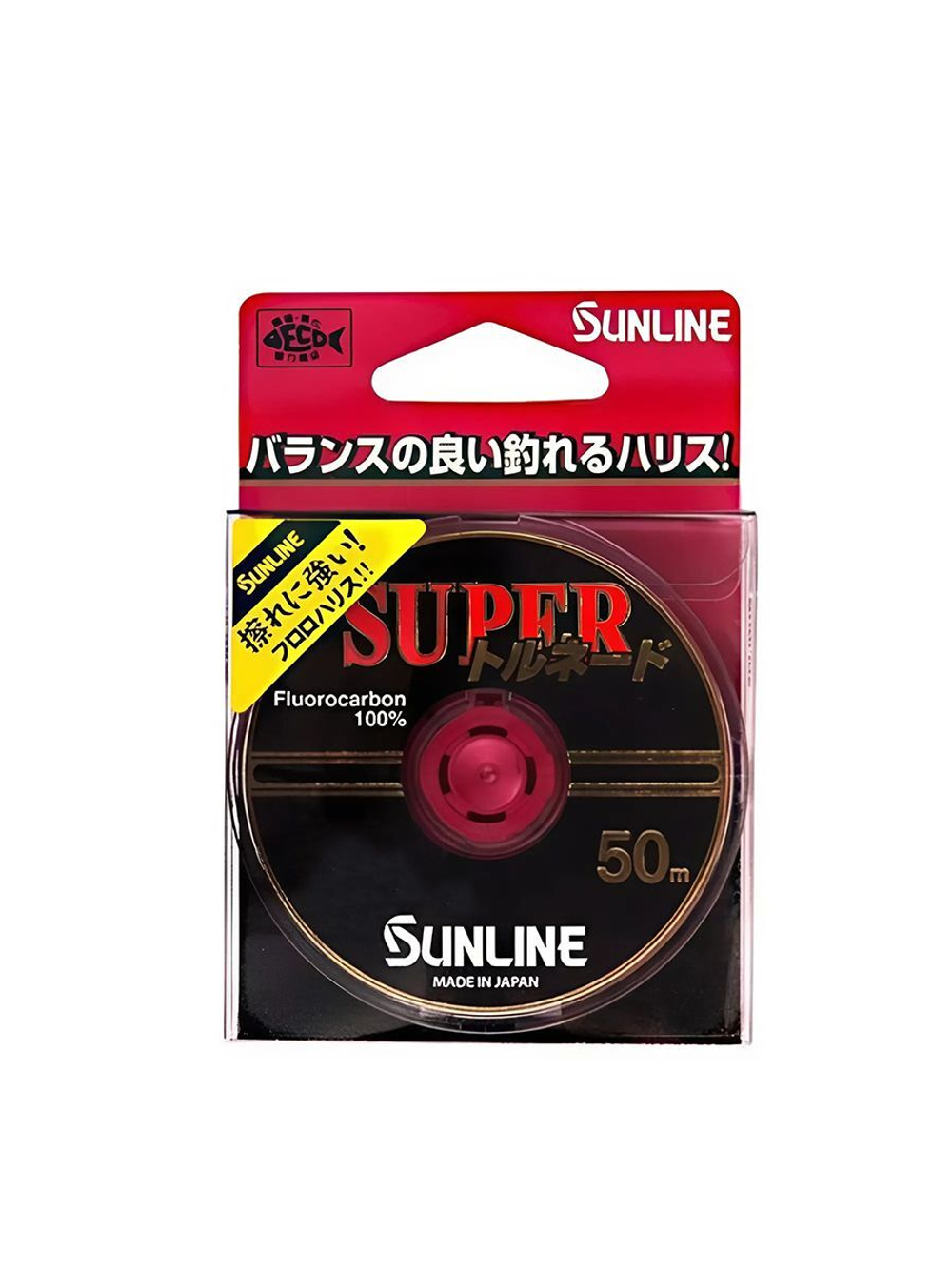 Флюрокарбон леска для рыбалки SUNLINE SUPER Tornado 50м #4/0.330mm