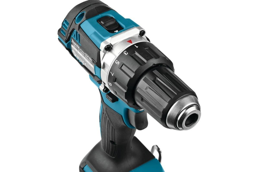 Дрель ак б\щет,18В, Li-ion,БЗП-13мм,0-500\2000об\м,54\30Нм,1.5кг ,акк 1х5 Ач, быстрое з/у, кейс. Makita DDF484RT