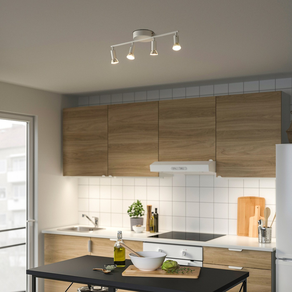 Потолочный светильник IKEA KRUSNATE, Белый, 4 лампы