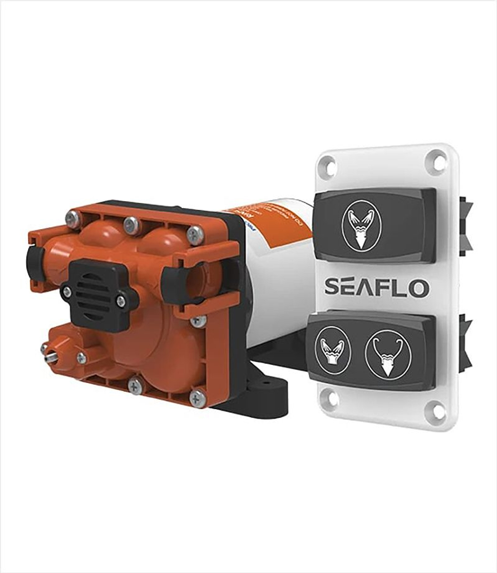 Унитаз судовой электрический Delux, 12 В/ Гальюн в лодку