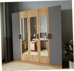 Шкаф комбинированный Ларс (2,0) с зеркалом