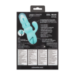 Мятный вибратор-кролик 15см с поступательными движениями California Exotic Dreaming Del Mar Diva Vibrador SE-4349-30-3