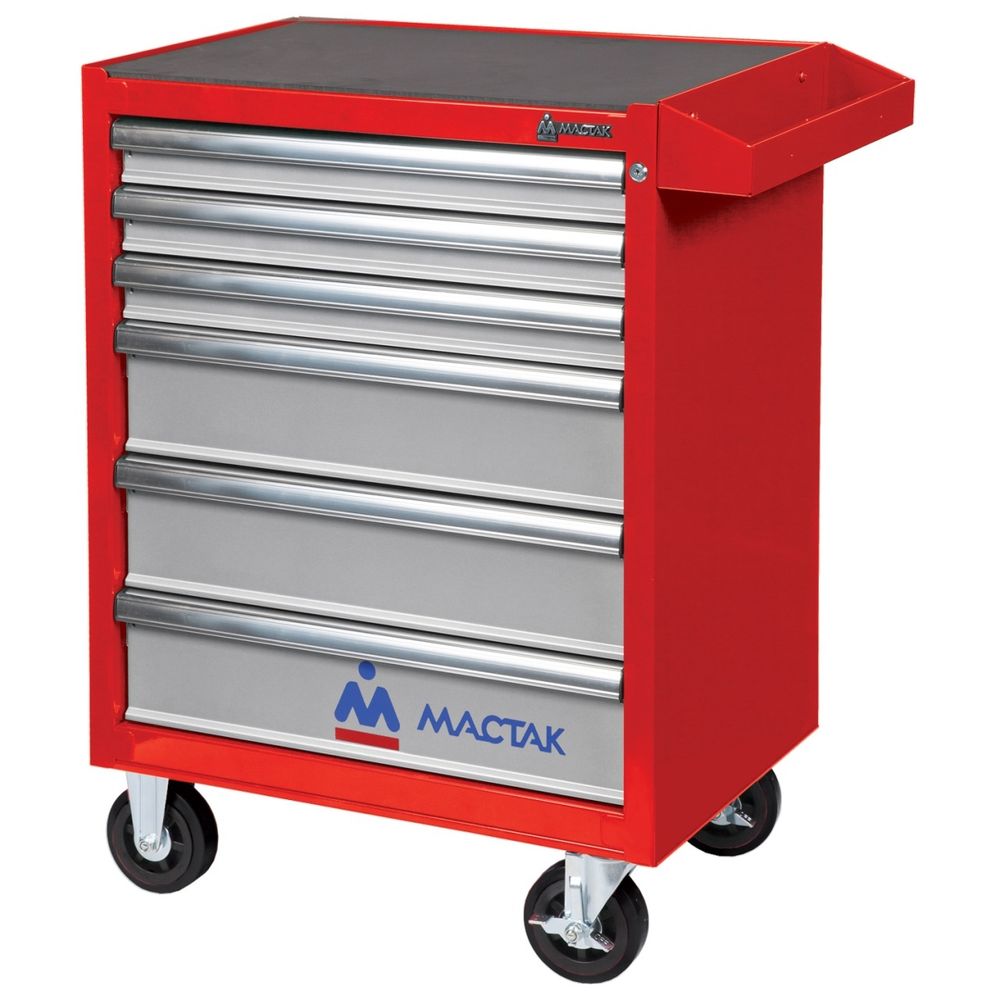 МАСТАК (52-06299R) Набор инструментов 299 предметов, "ПРОФИ 299", в красной тележке