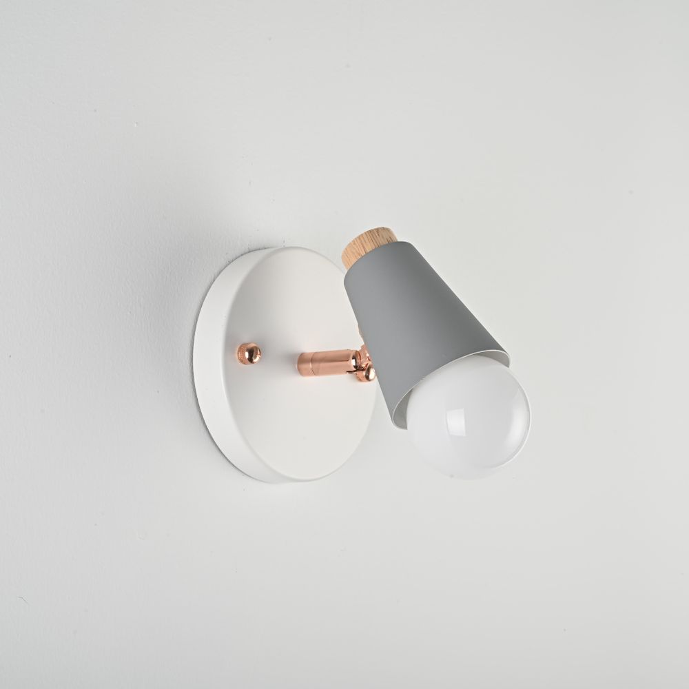 Настенный Светильник Rotary Wall Серый By Imperiumloft