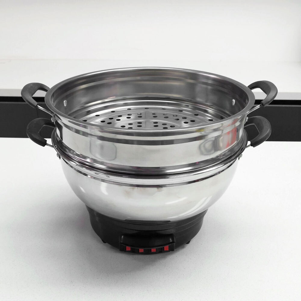 Пароварка электрическая 2100Вт 2 яруса 3л, SC-008A