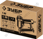ЗУБР Т80, скобы тип 80, (6 - 16 мм), пневматический степлер, Профессионал (скобозабиватель), Профессионал (31938)