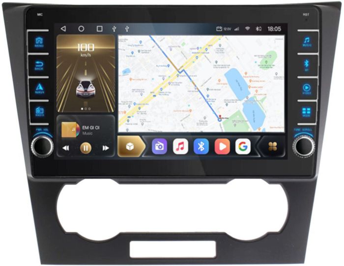 Магнитола для Chevrolet Epica 2006-2012 - Kuberg OL-9271 (кнопки и крутилки), Android 12, Быстрая, CarPlay, 4G SIM-слот
