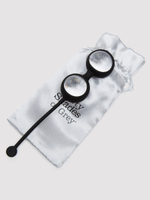 Черные вагинальные шарики Inner Goddess Glass Pleasure Balls 77g (Цвет: черный)