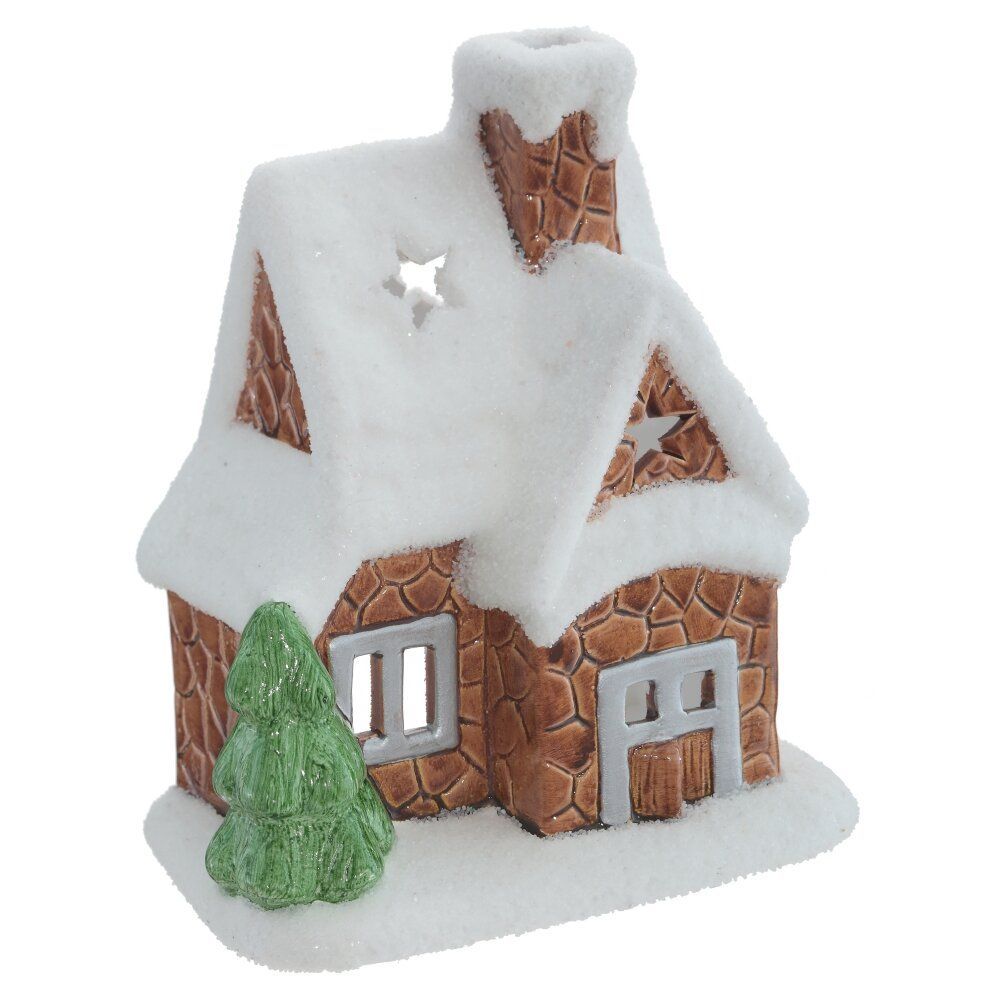 GAEM Подсвечник "Домик" (диаметр свечи - 6 см), L13 W8 H16 см, 2в.