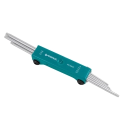 Набор ключей TORX складной, 8пр.(T9, T10, T15, T20, T25, T27, T30, T40) Forsage F-5083F