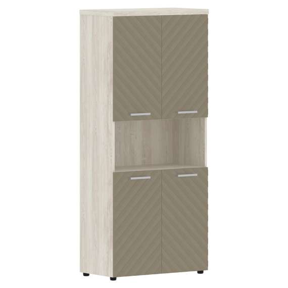 Шкаф с комплектами малых дверей и топом TLHC 85.4  856х450х1968 TORR LUX