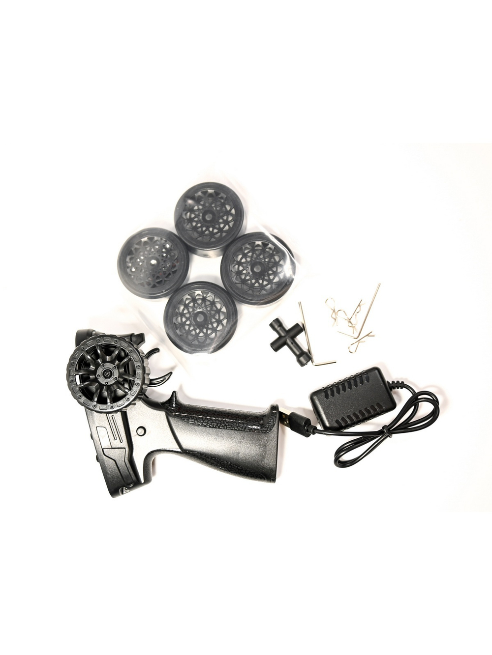 Радиоуправляемая машина для дрифта Remo Hobby RACING & DRIFT (бело-черная) 4WD 2.4G 1/14 RTR