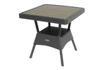Стол пластиковый Ola Dom арт.S-GS03 76x76см квадратный (антрацит)