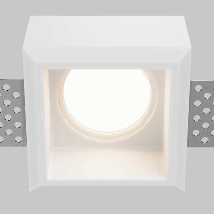Встраиваемый светильник Maytoni Technical Downlight Gyps Modern DL131-GU10-01-W