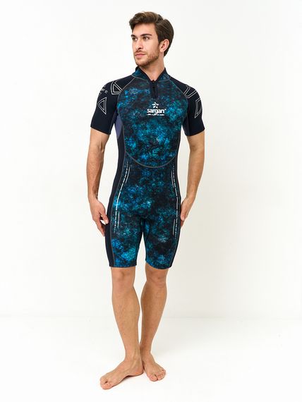 Гидрокостюм Sargan Nero 2.0 Shorty men 2 мм GalaxyAPE-09/черный