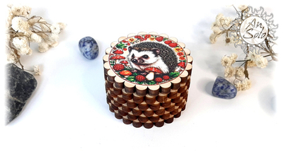 Мини-шкатулка "Милый ёжик"